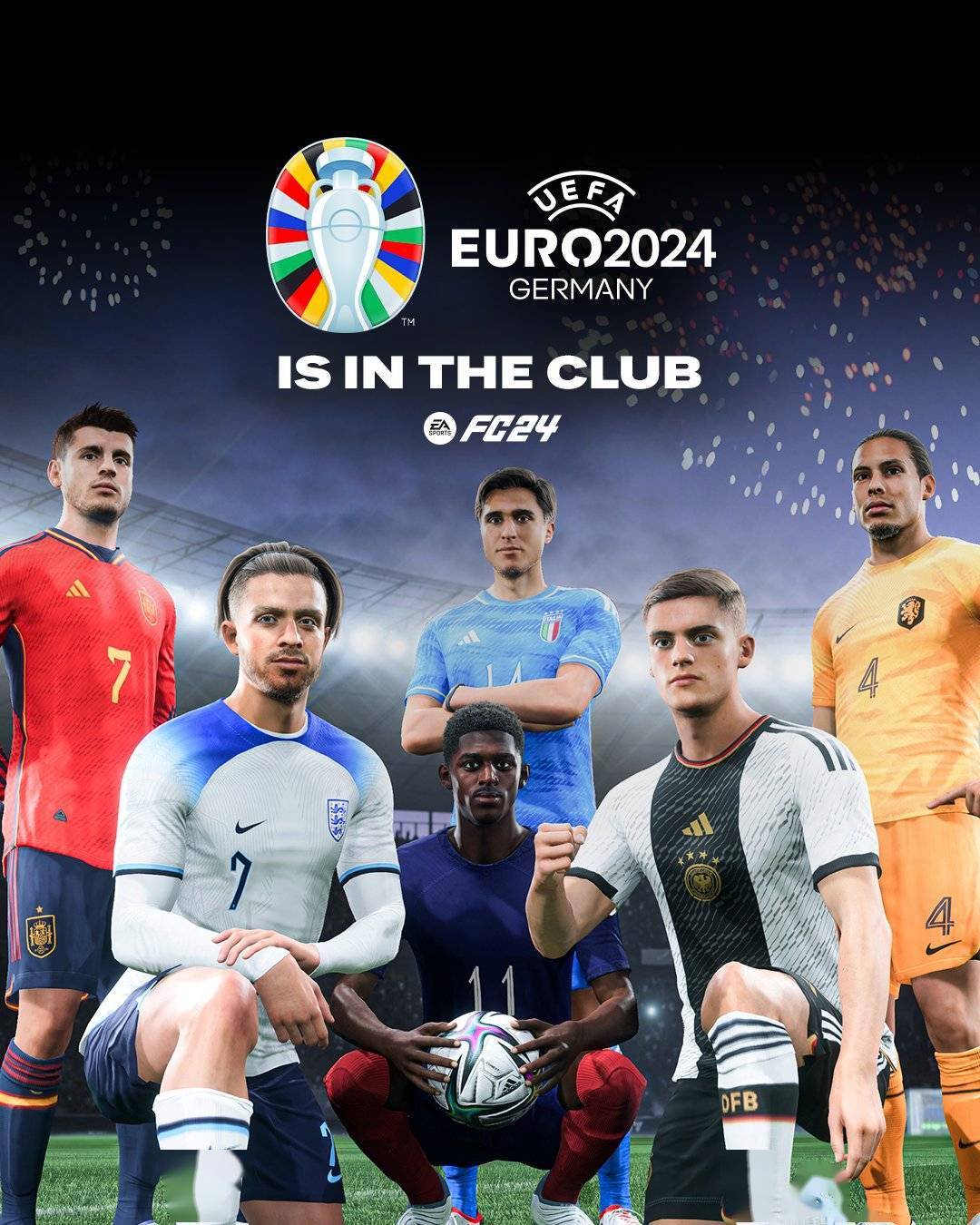欧洲杯足球网址_足球游戏《EA Sports FC 24》明年免费添加 2024 欧洲杯内容
