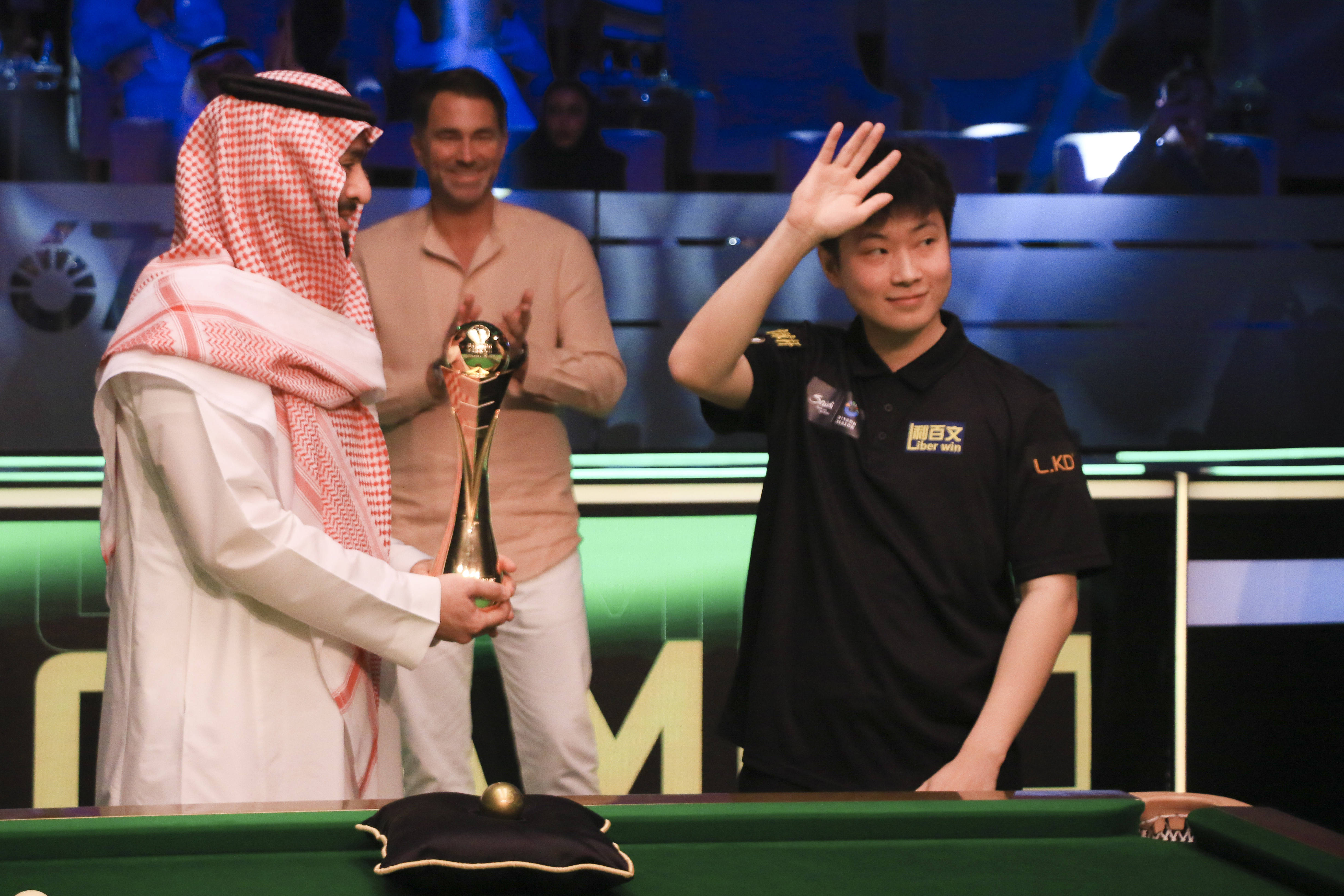 皇冠登3新2管理_（体育）斯诺克——赵心童获利雅得季斯诺克锦标赛冠军